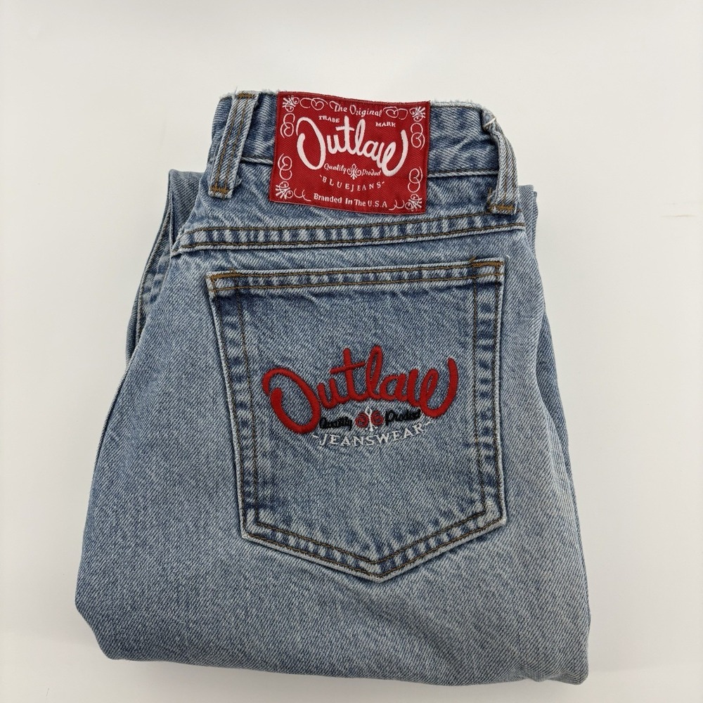 Vintage YKK Outlaw Women's Jeans Size 11 Made In The USA‎